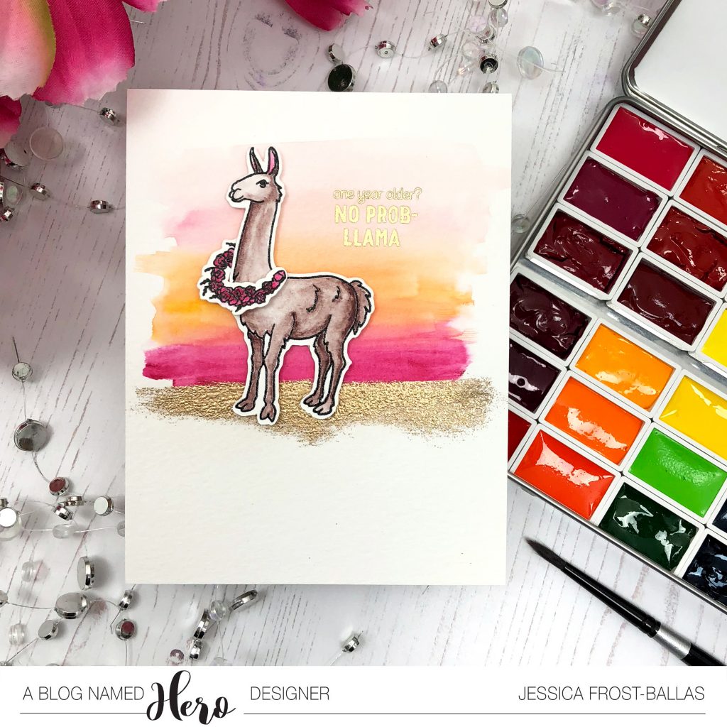 No Prob-Llama by Jessica Frost-Ballas for A Blog Named Hero