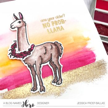 No Prob-Llama by Jessica Frost-Ballas for A Blog Named Hero