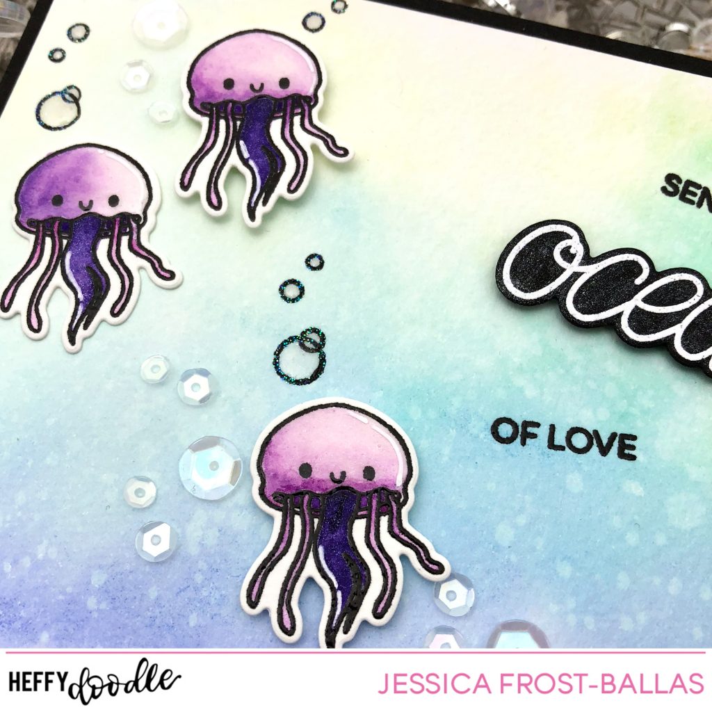 Sending You Oceans of Love by Jessica Frost-Ballas for Heffy Doodle