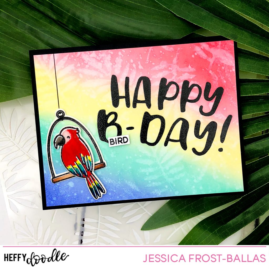 Happy Bird-Day by Jessica Frost-Ballas for Heffy Doodle