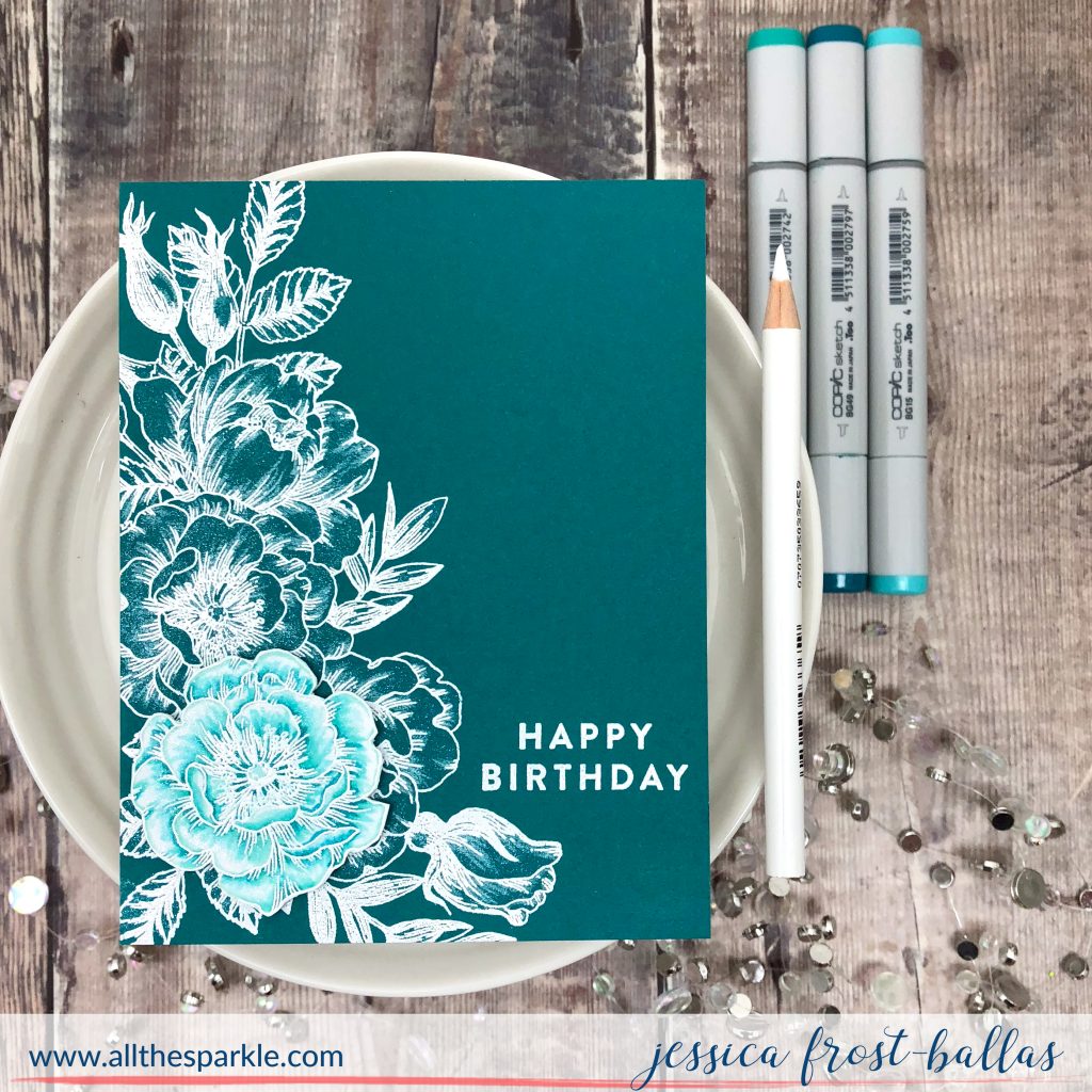 Happy Birthday by Jessica Frost-Ballas for Simon Says Stamp