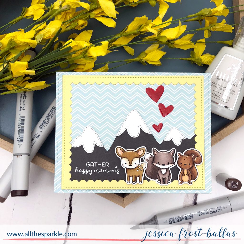 Gather Happy Moments by Jessica Frost-Ballas for Hello Bluebird