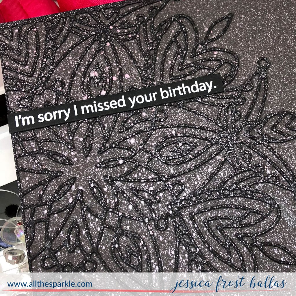 Sorry I Missed Your Birthday by Jessica Frost-Ballas for Simon Says Stamp