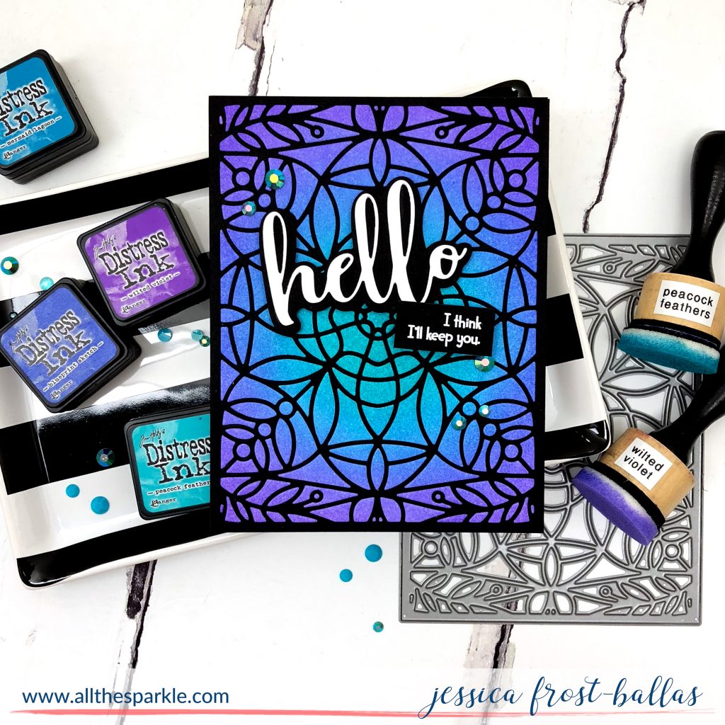 Hello by Jessica Frost-Ballas for Simon Says Stamp