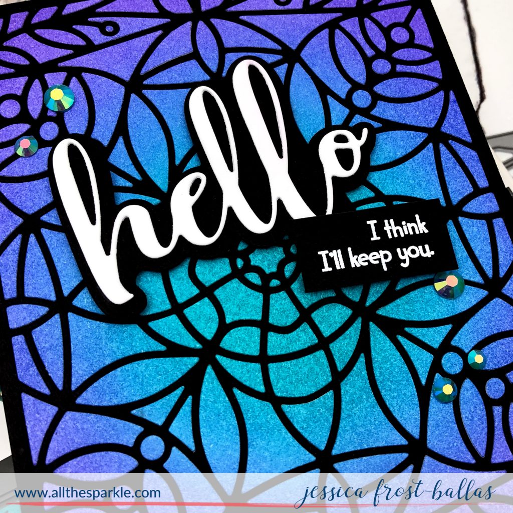 Hello by Jessica Frost-Ballas for Simon Says Stamp