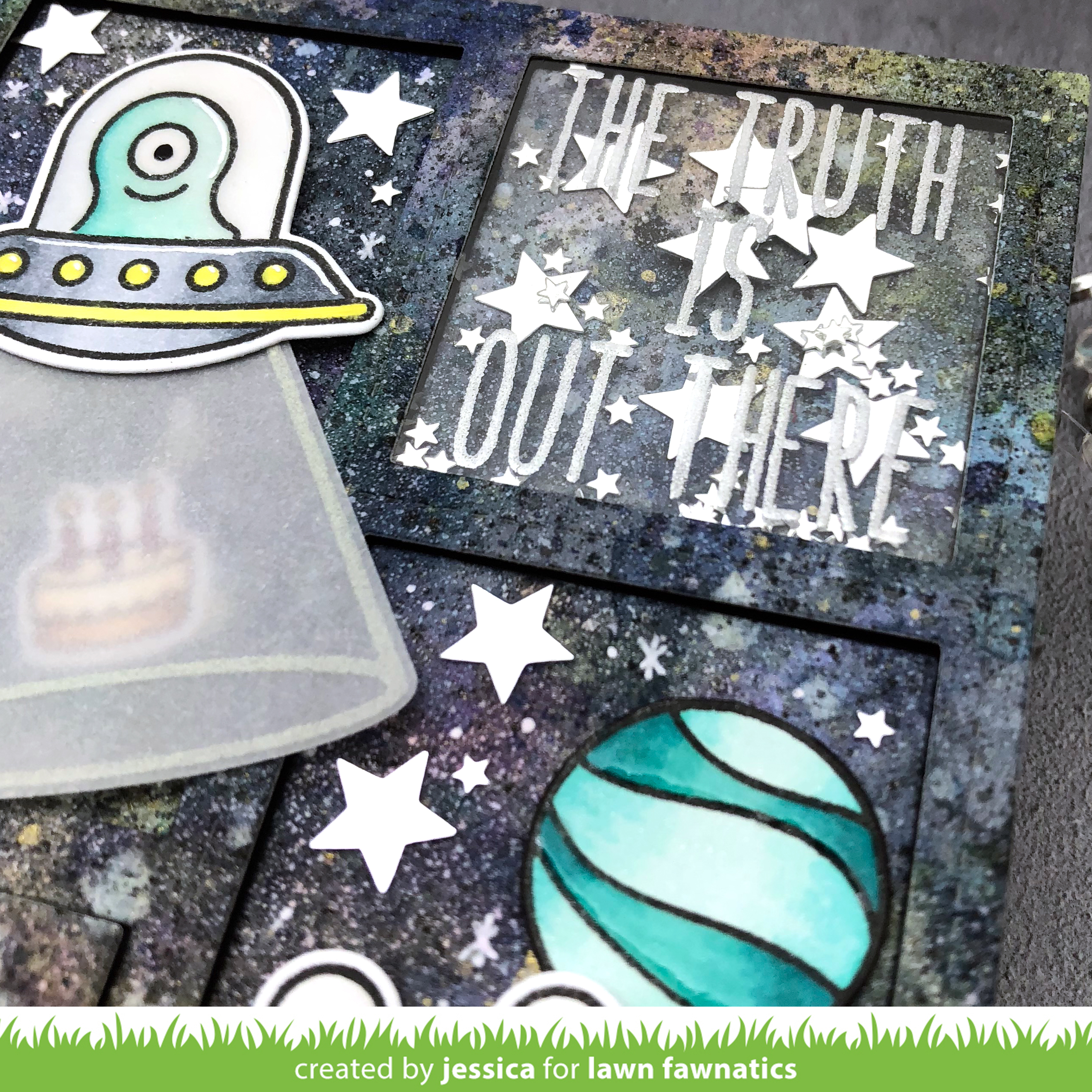 The Truth is Out There by Jessica Frost-Ballas for Lawn Fawnatics
