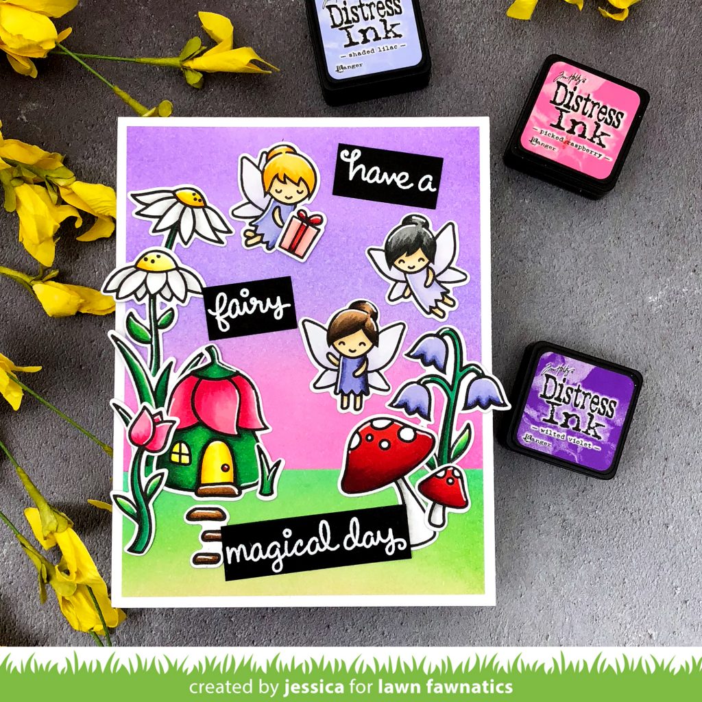 Have a Fairy Magical Day by Jessica Frost-Ballas for Lawn Fawnatics