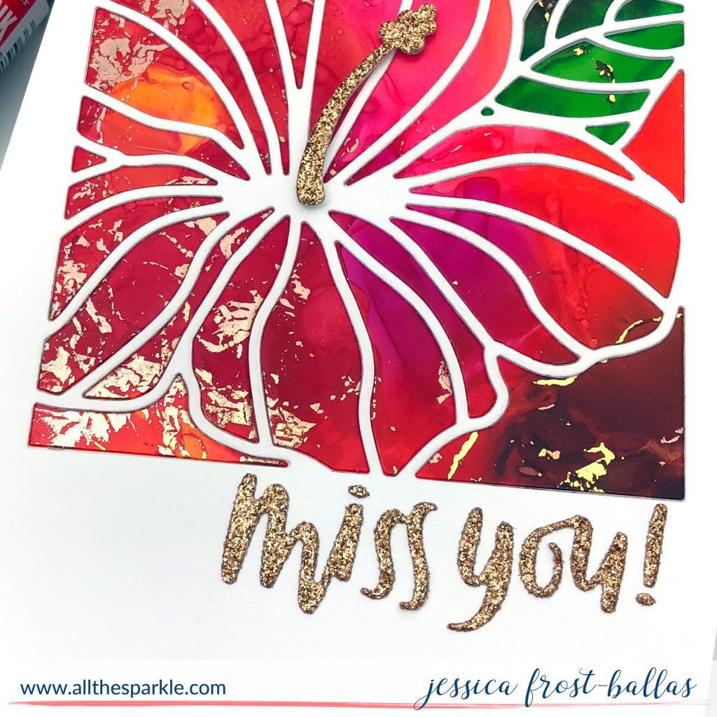 Hibiscus Frame Die by Jessica Frost-Ballas for Simon Says Stamp