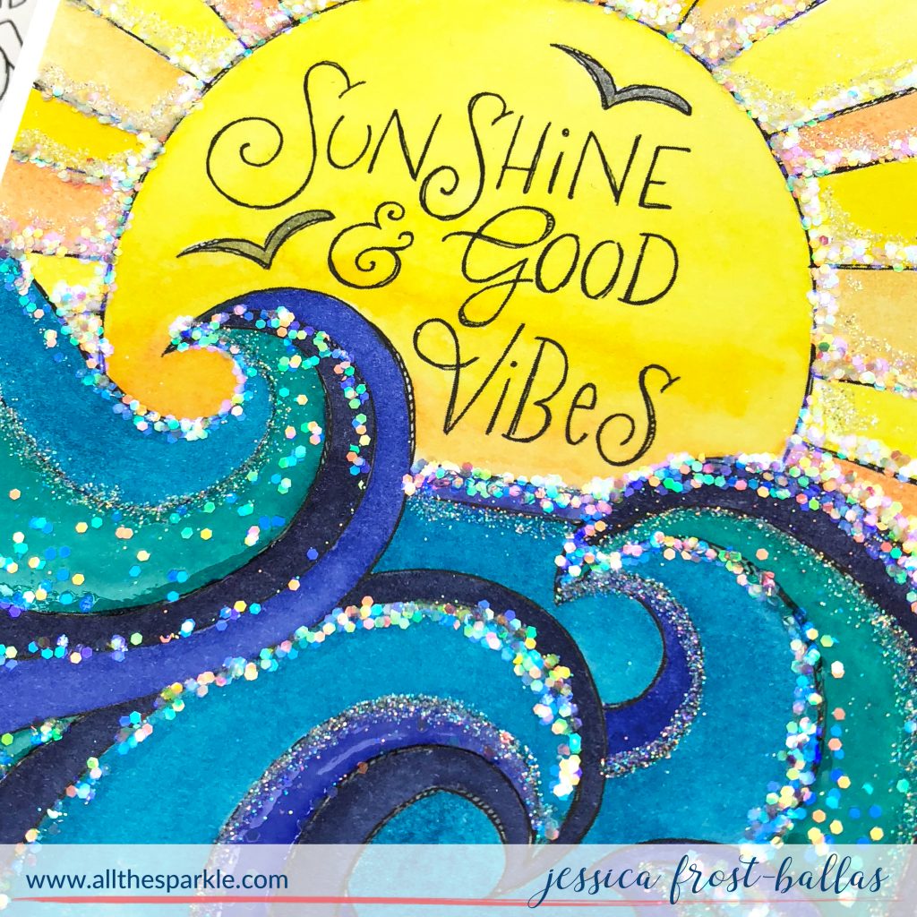 Good Vibes Watercolor Cards by Jessica Frost-Ballas for Simon Says Stamp