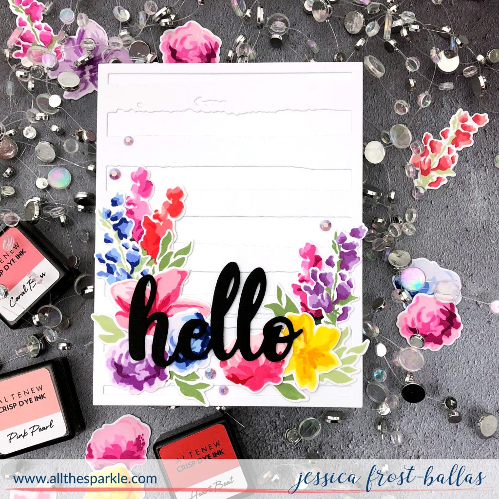 Hello by Jessica Frost-Ballas for Altenew