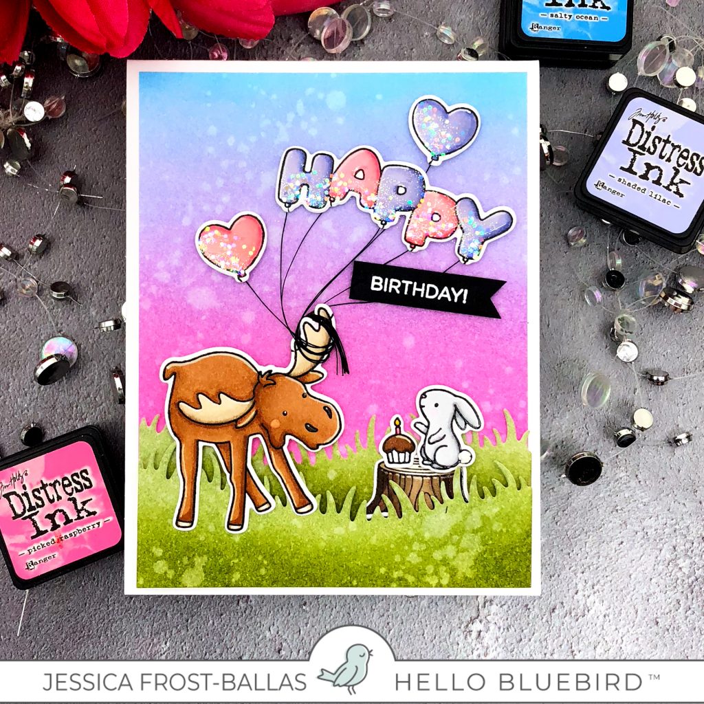 Happy Birthday by Jessica Frost-Ballas for Hello Bluebird