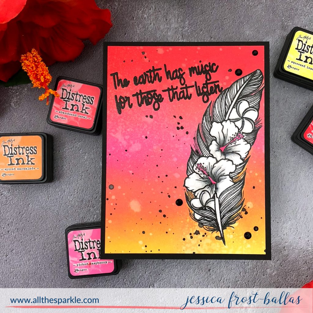 Earth has Music by Jessica Frost-Ballas for Simon Says Stamp