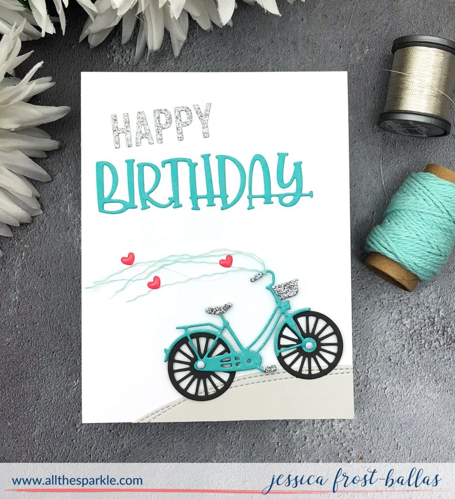 Happy Birthday Bike by Jessica Frost-Ballas for Simon Says Stamp