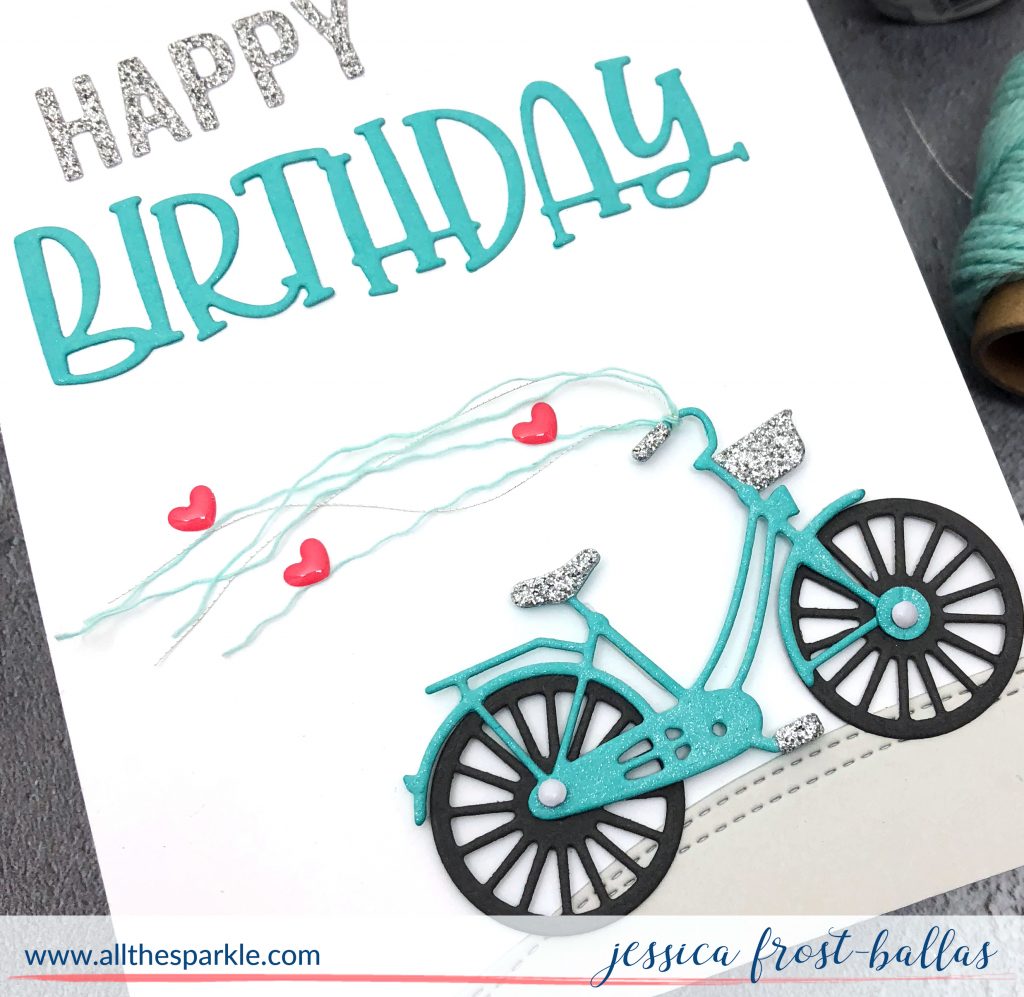 Happy Birthday Bike by Jessica Frost-Ballas for Simon Says Stamp