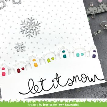 Let it Snow by Jessica Frost-Ballas for Lawn Fawnatics