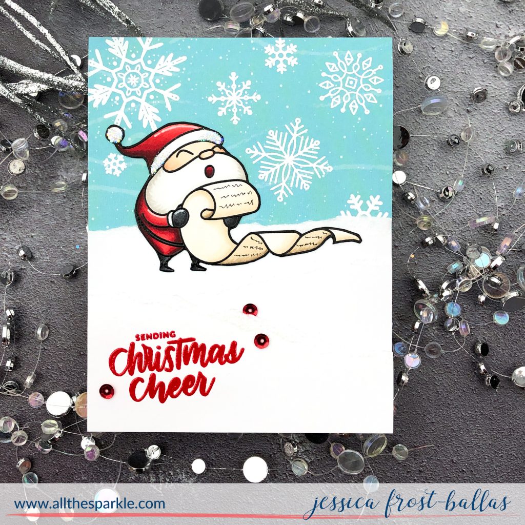 Sending Christmas Cheer by Jessica Frost-Ballas for Simon Says Stamp
