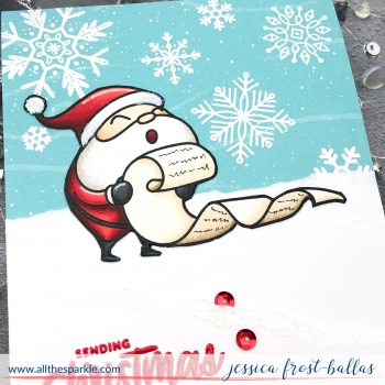 Sending Christmas Cheer by Jessica Frost-Ballas for Simon Says Stamp