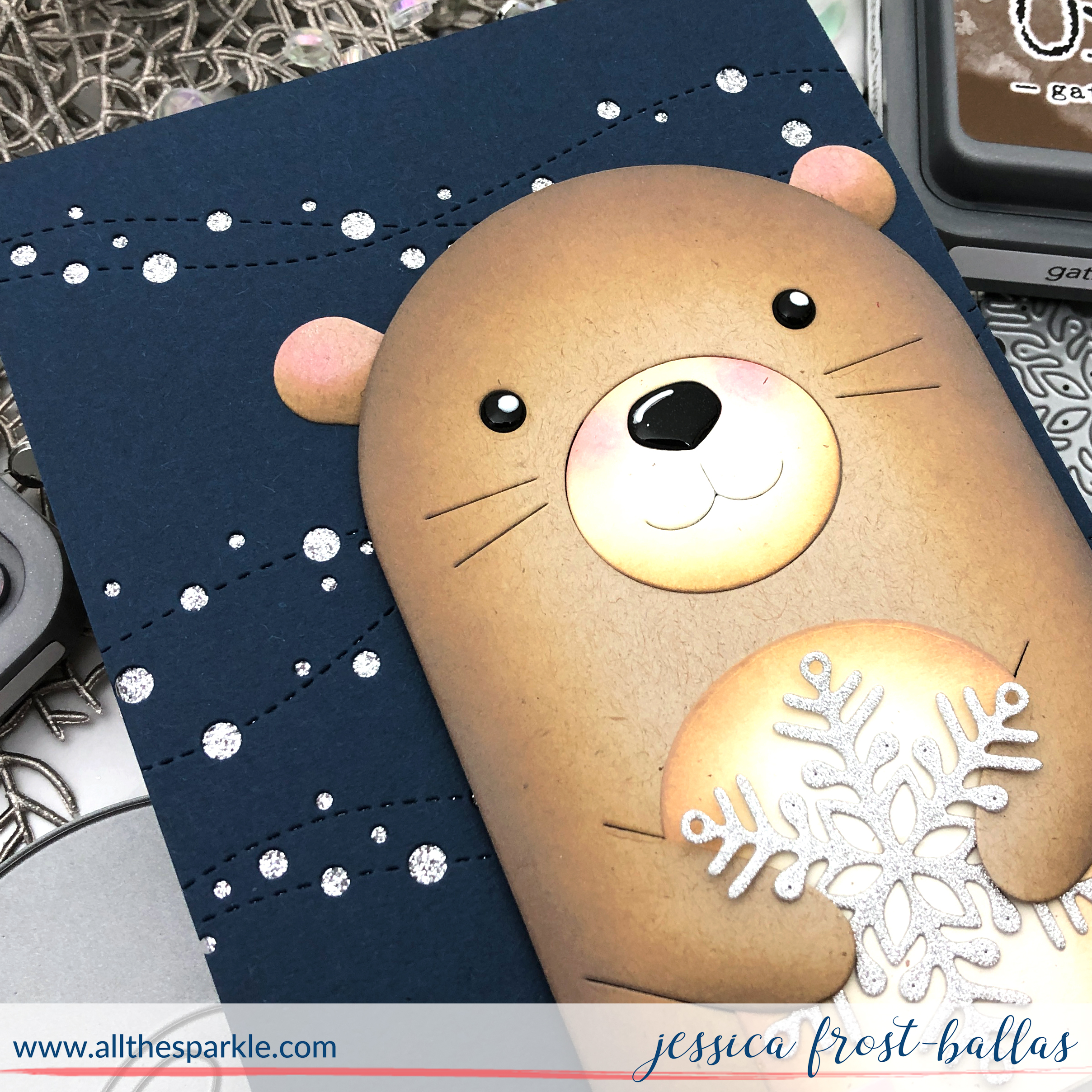 There's No Otter Like You by Jessica Frost-Ballas for Simon Says Stamp, DieCember 2018