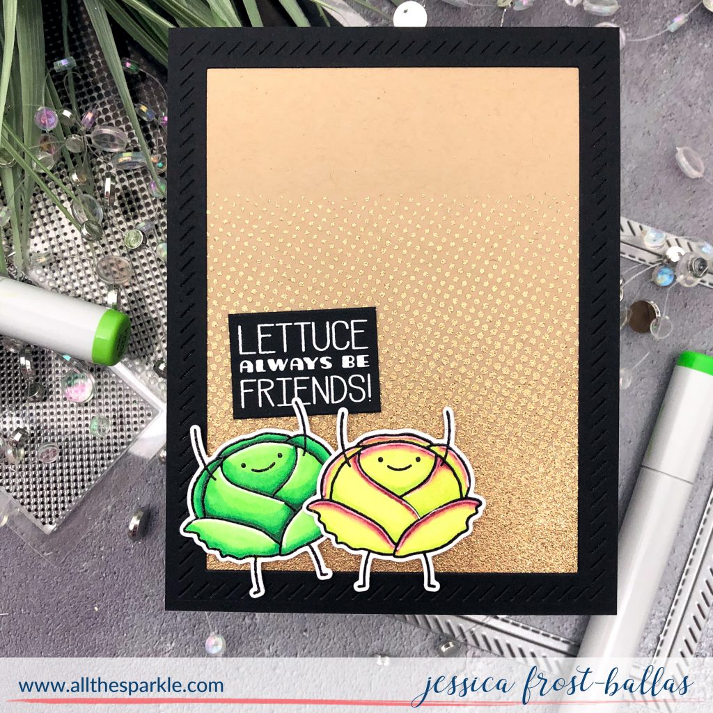 Lettuce Always Be Friends by Jessica Frost-Ballas for Waffleflower