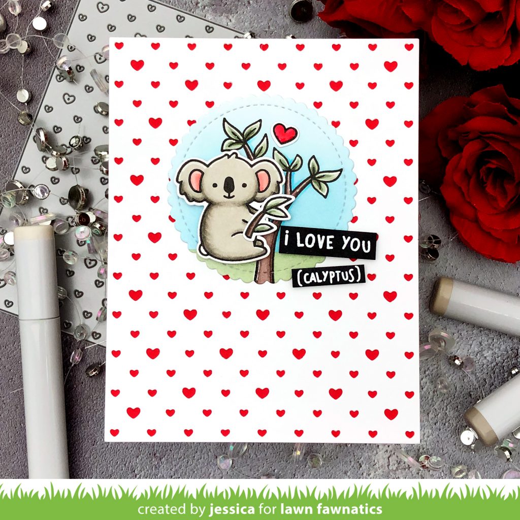I Love You by Jessica Frost-Ballas for Lawn Fawn
