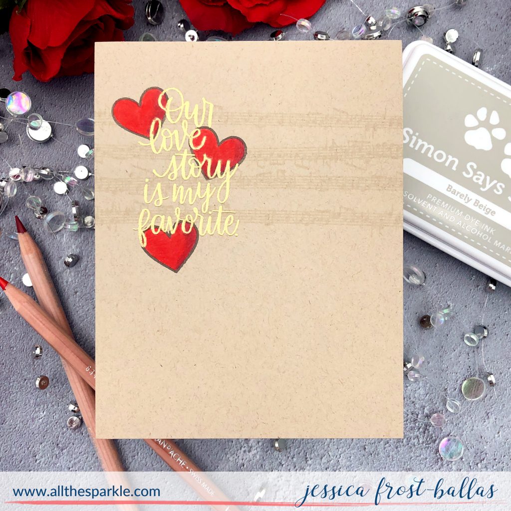 Our Love Story by Jessica Frost-Ballas for Simon Says Stamp