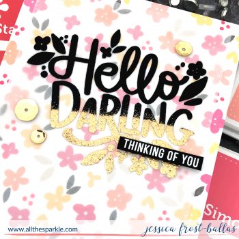 Hello Darling by Jessica Frost-Ballas for Simon Says Stamp