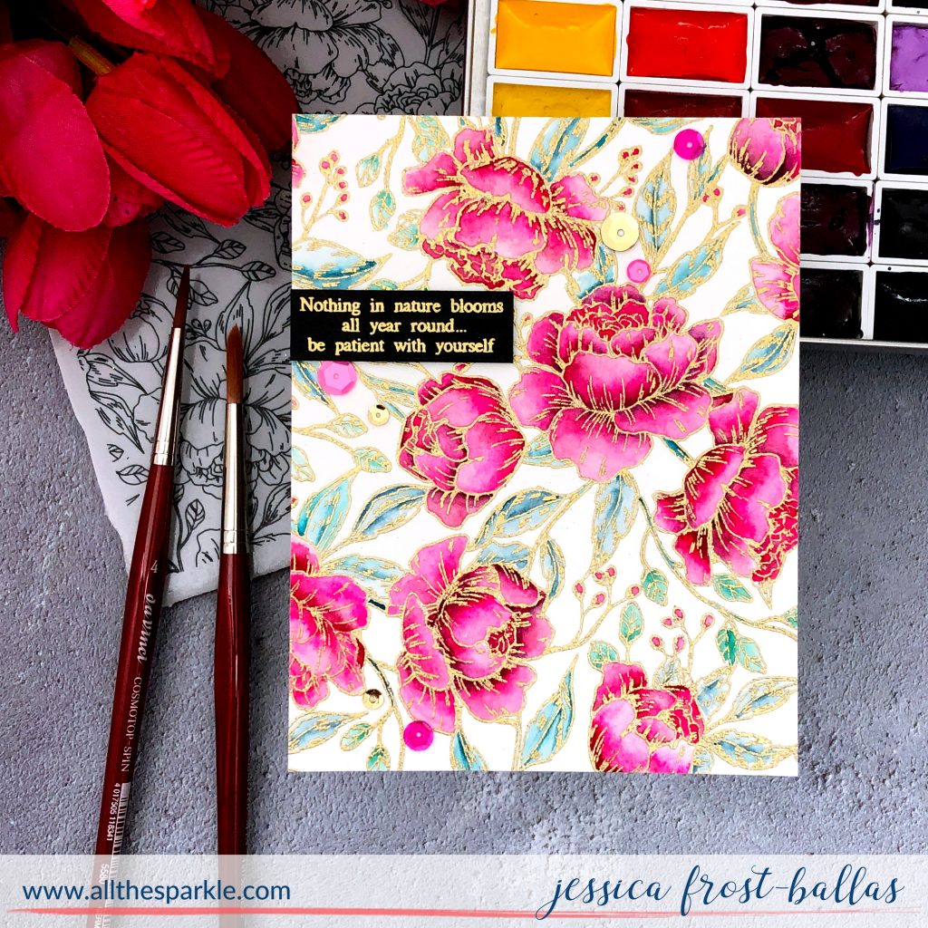 Pretty Peonies by Jessica Frost-Ballas for Simon Says Stamp