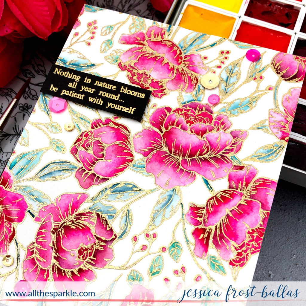 Pretty Peonies by Jessica Frost-Ballas for Simon Says Stamp