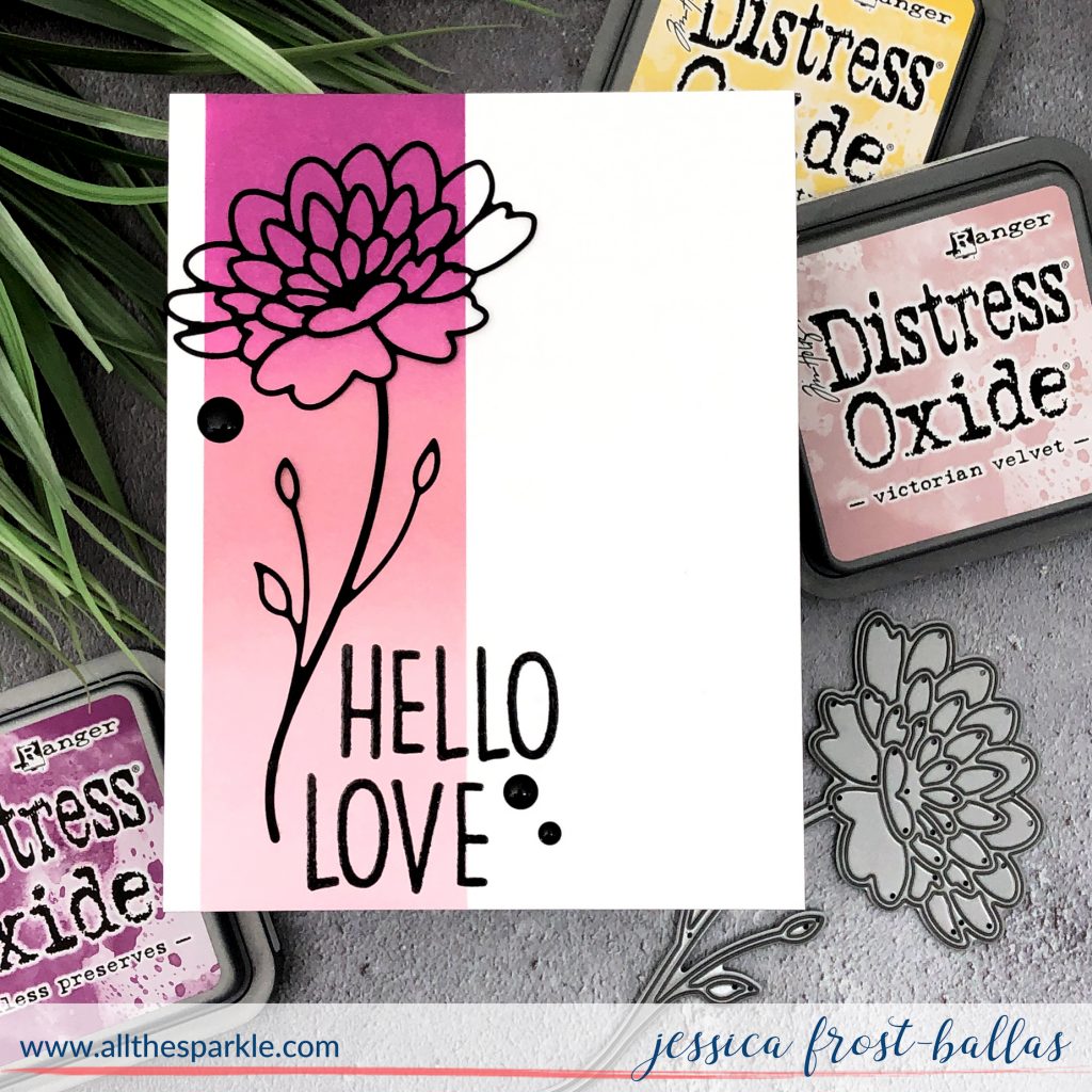 Hello Love by Jessica Frost-Ballas for Simon Says Stamp