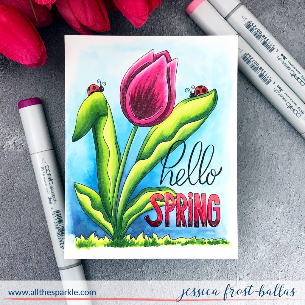 Hello Spring by Jessica Frost-Ballas for Simon Says Stamp