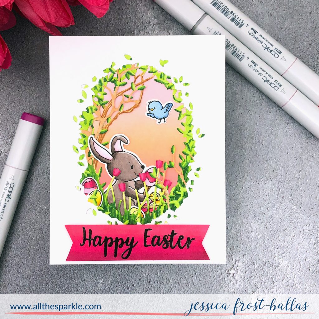 Happy Easter by Jessica Frost-Ballas for Simon Says Stamp