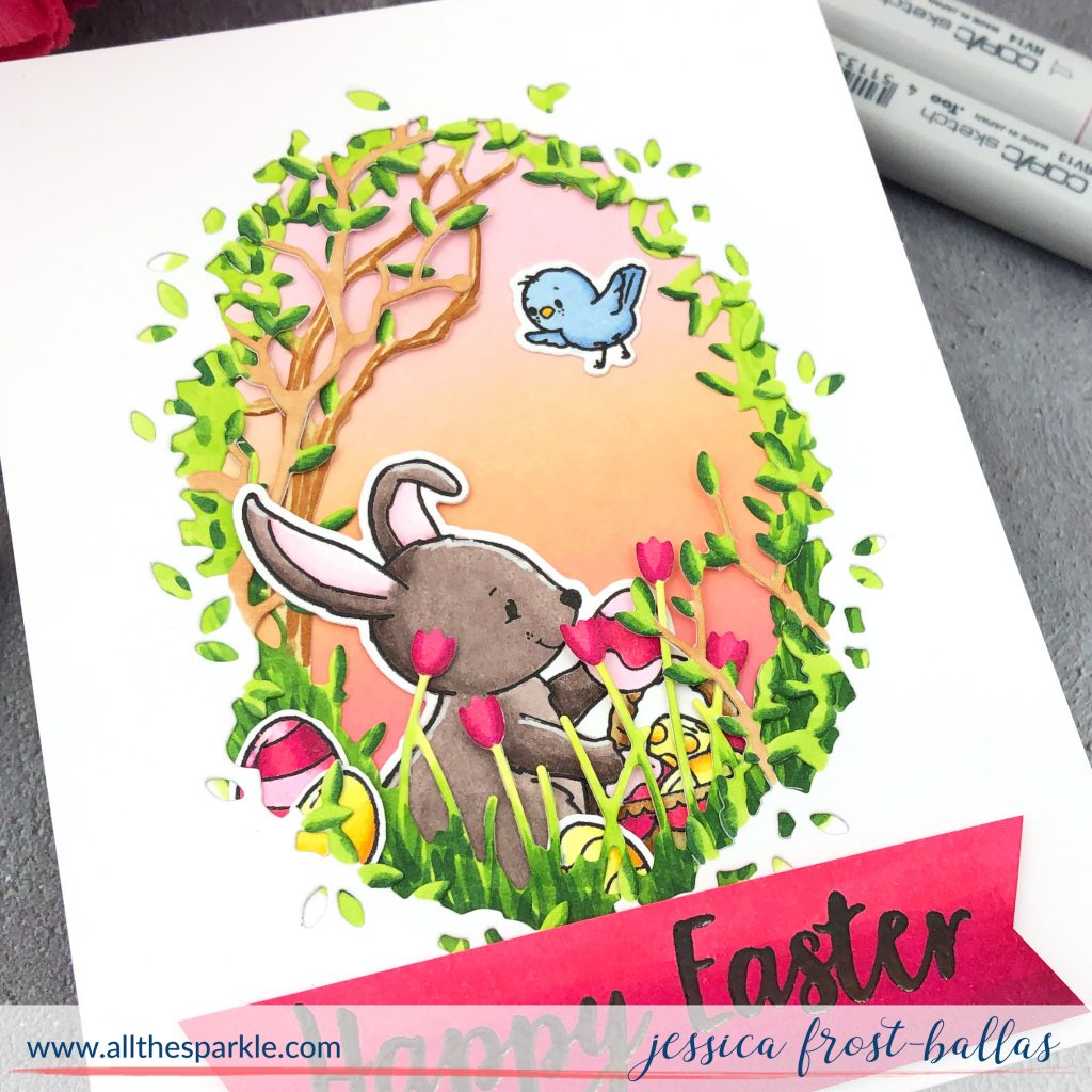 Happy Easter by Jessica Frost-Ballas for Simon Says Stamp
