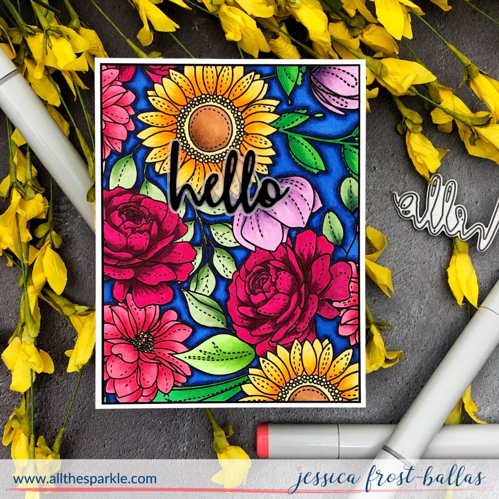 Hello by Jessica Frost-Ballas for Simon Says Stamp