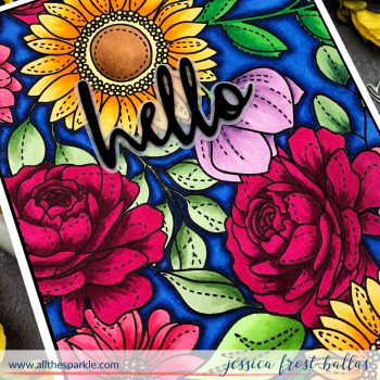 Hello by Jessica Frost-Ballas for Simon Says Stamp