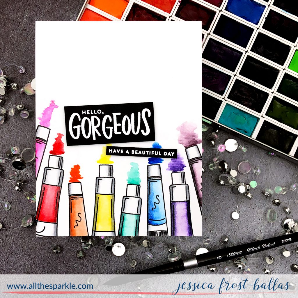 Hello Gorgeous by Jessica Frost-Ballas for Simon Says Stamp