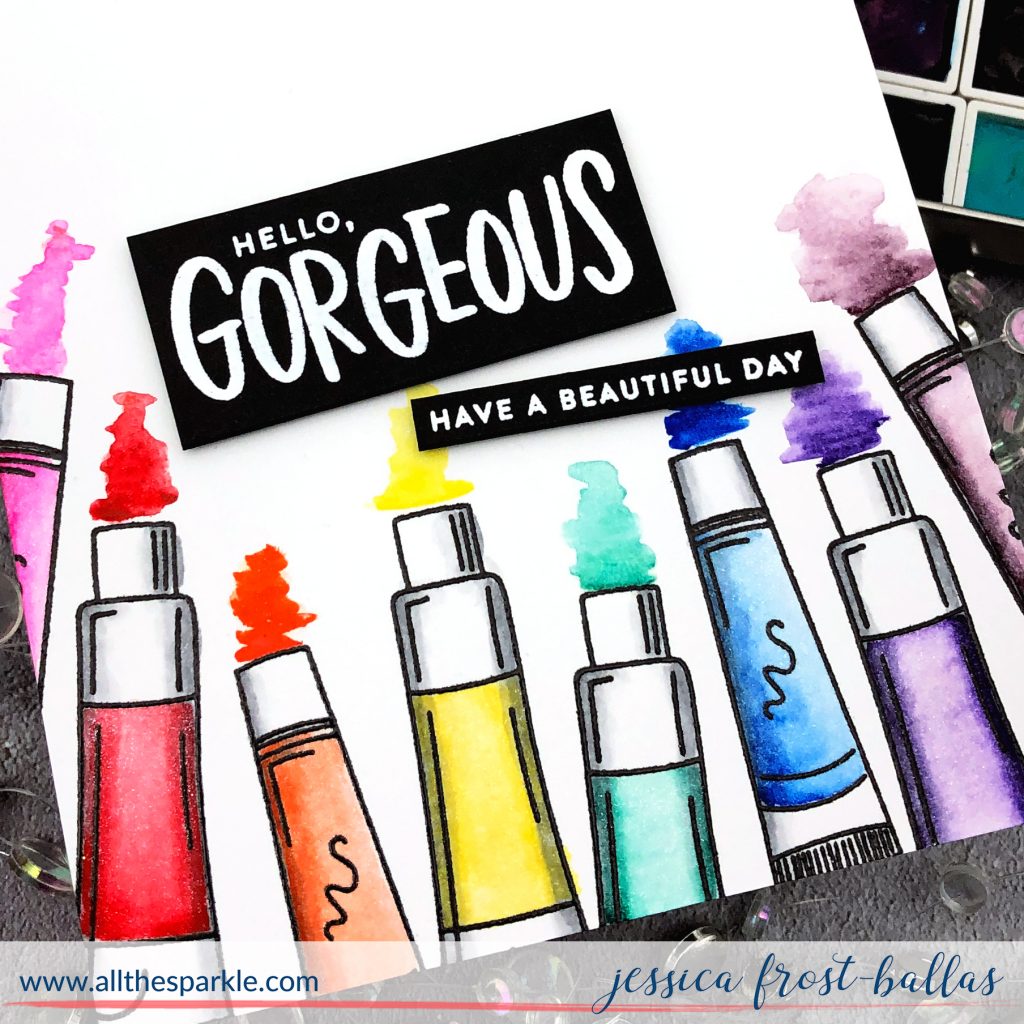 Hello Gorgeous by Jessica Frost-Ballas for Simon Says Stamp