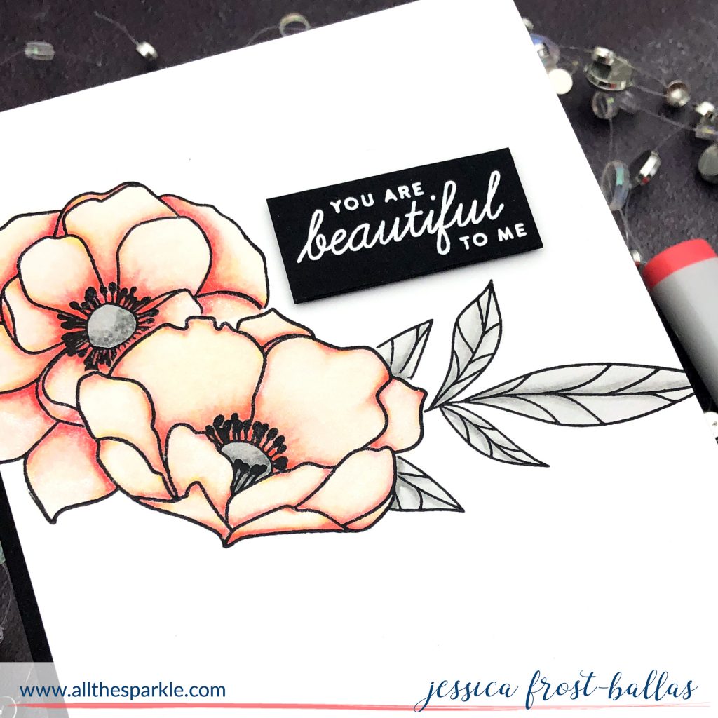 You are Beautiful by Jessica Frost-Ballas for Simon Says Stamp