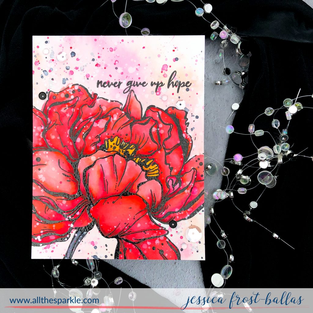 Botan Peony by Jessica Frost-Ballas for Picket Fence Studios