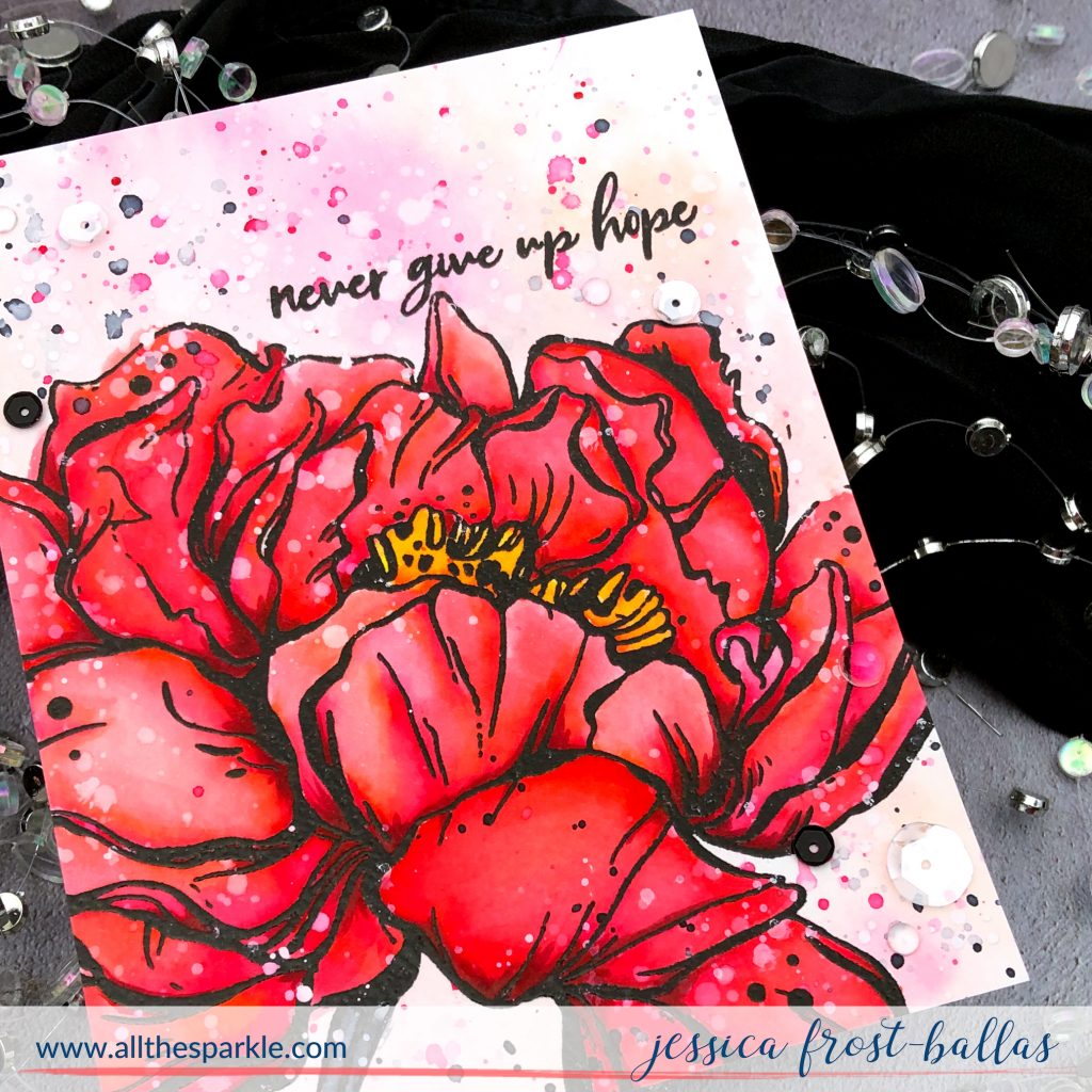 Botan Peony by Jessica Frost-Ballas for Picket Fence Studios