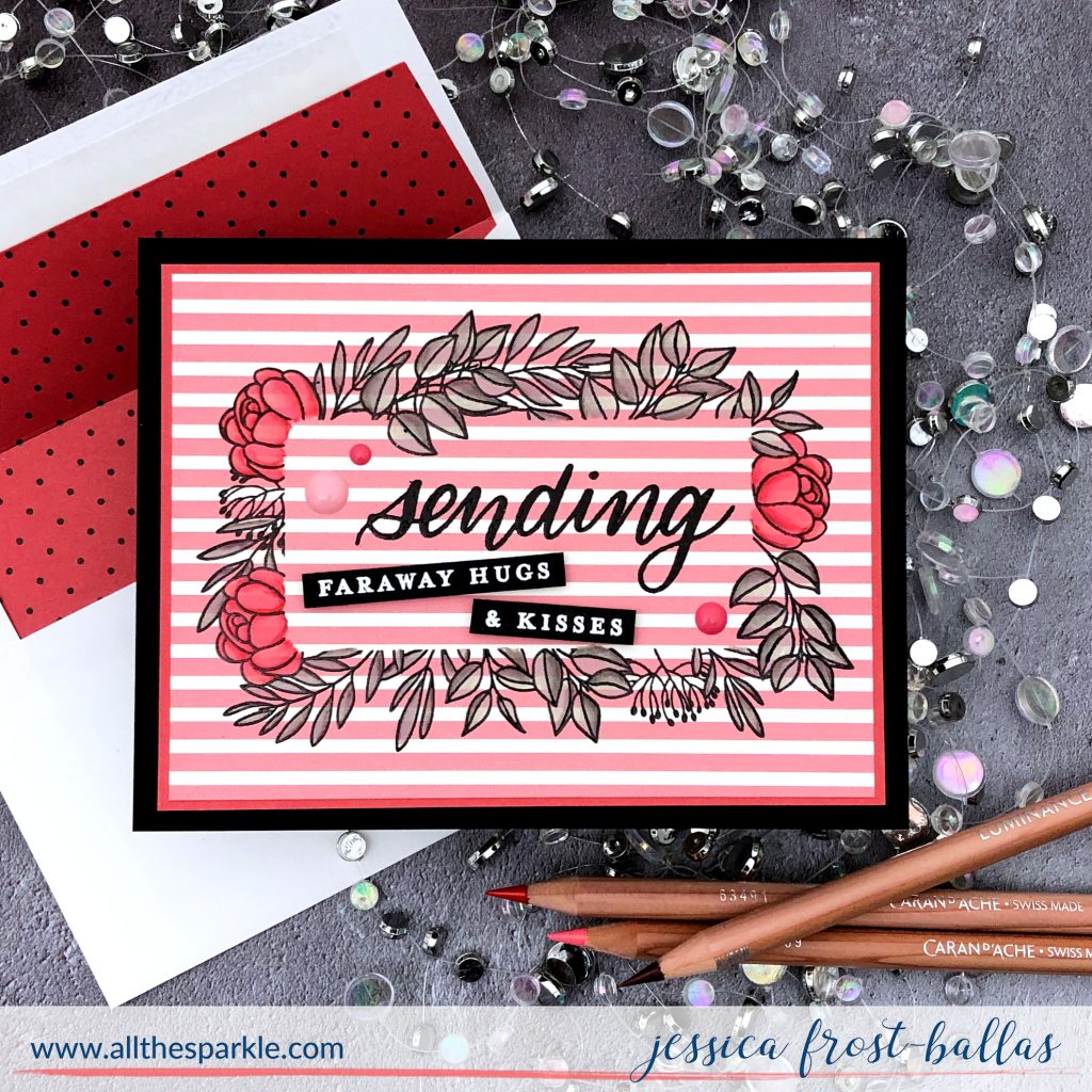 Sending Faraway Hugs by Jessica Frost-Ballas for Simon Says Stamp