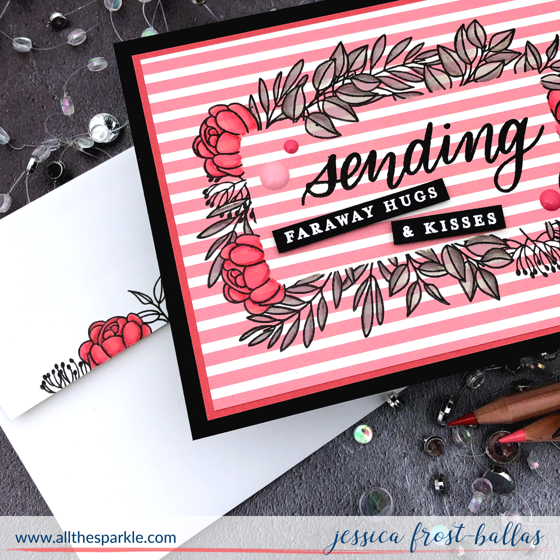 Sending Faraway Hugs by Jessica Frost-Ballas for Simon Says Stamp