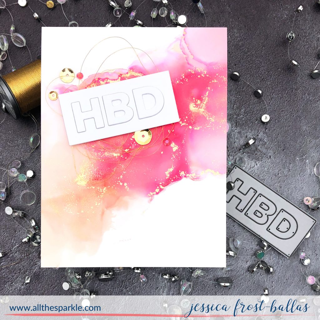 HBD by Jessica Frost-Ballas for Simon Says Stamp