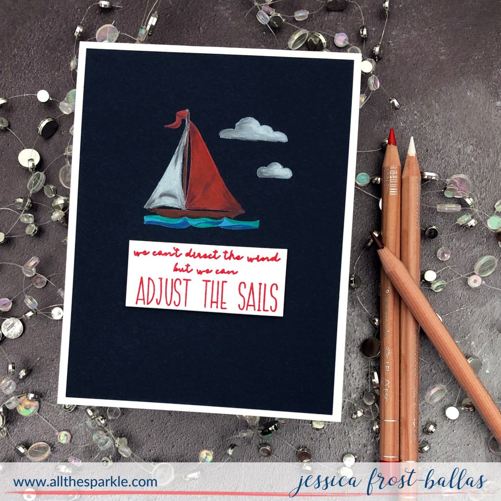 Adjust the Sails by Jessica Frost-Ballas for Simon Says Stamp