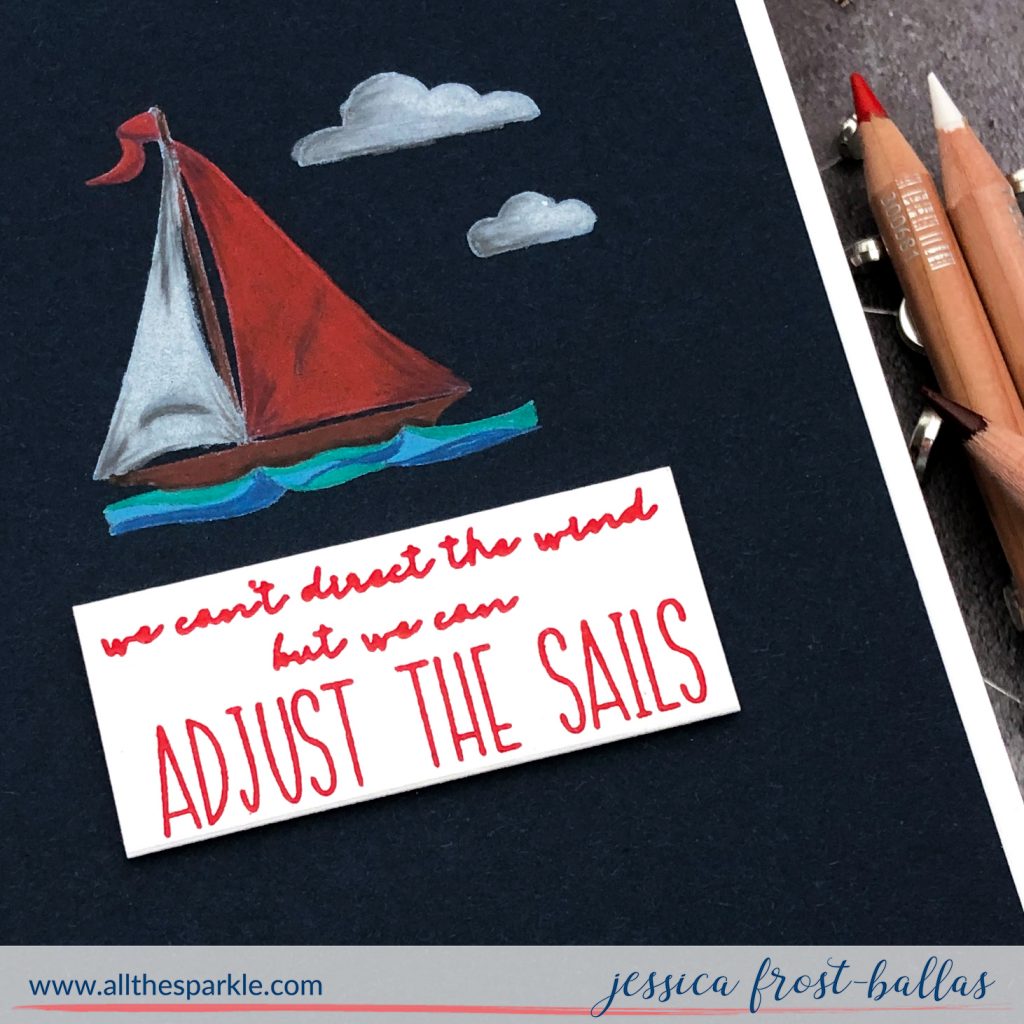 Adjust the Sails by Jessica Frost-Ballas for Simon Says Stamp