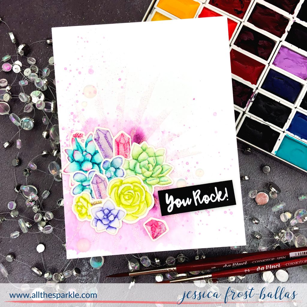 You Rock by Jessica Frost-Ballas for Trinity Stamps