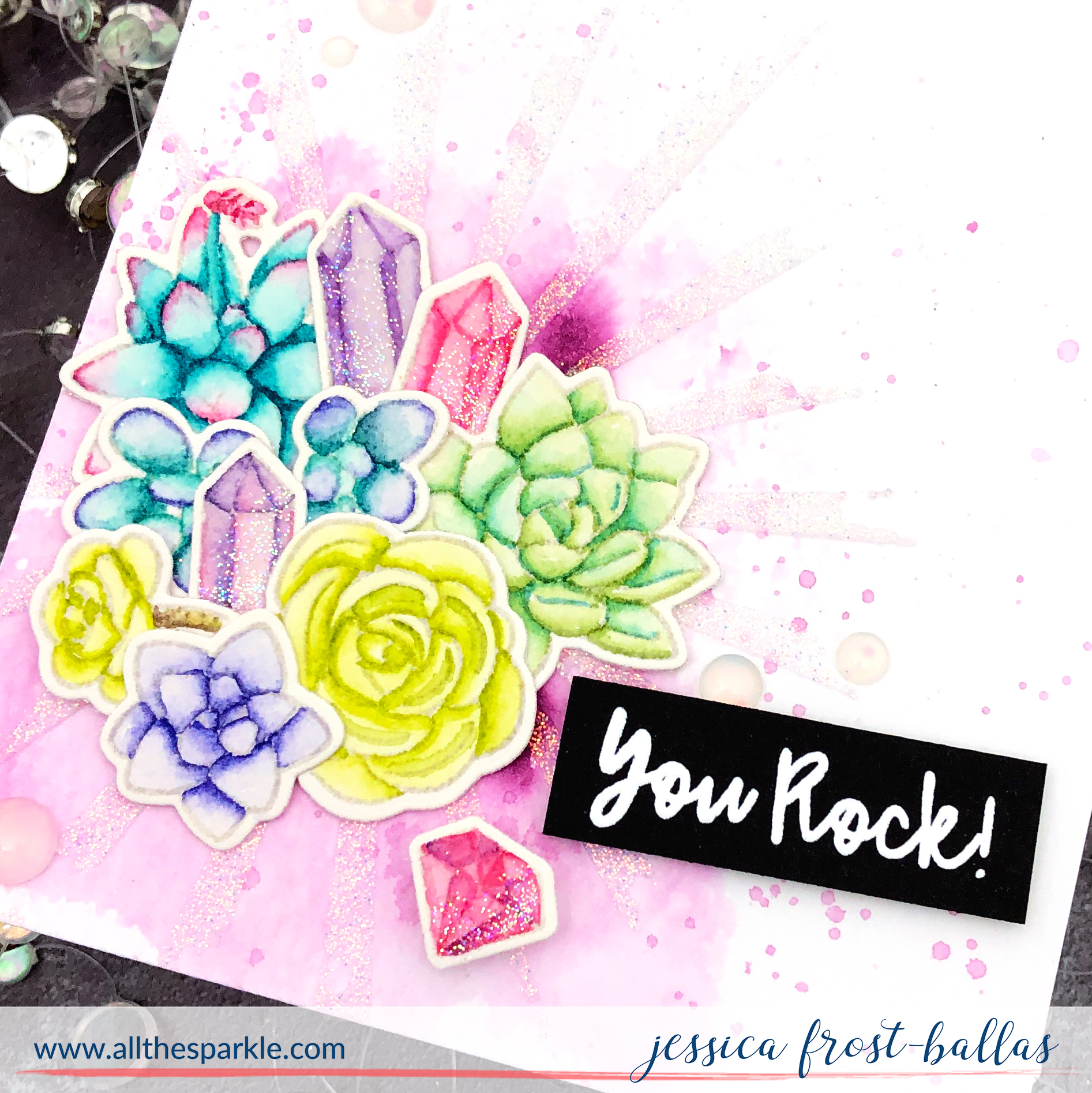 You Rock by Jessica Frost-Ballas for Trinity Stamps