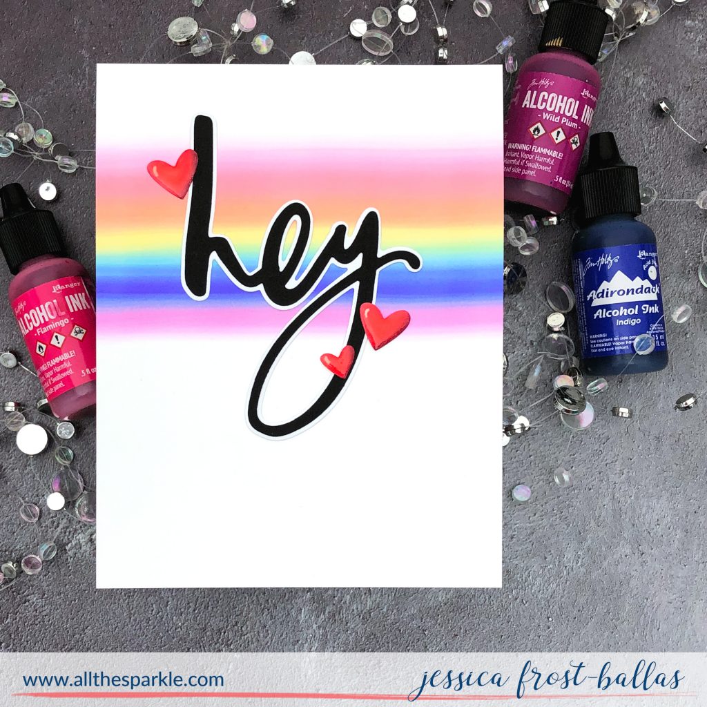 Rainbow Hey by Jessica Frost-Ballas for Simon Says Stamp