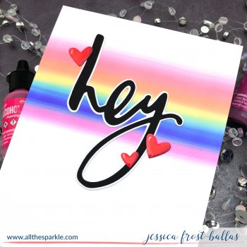 Rainbow Hey by Jessica Frost-Ballas for Simon Says Stamp