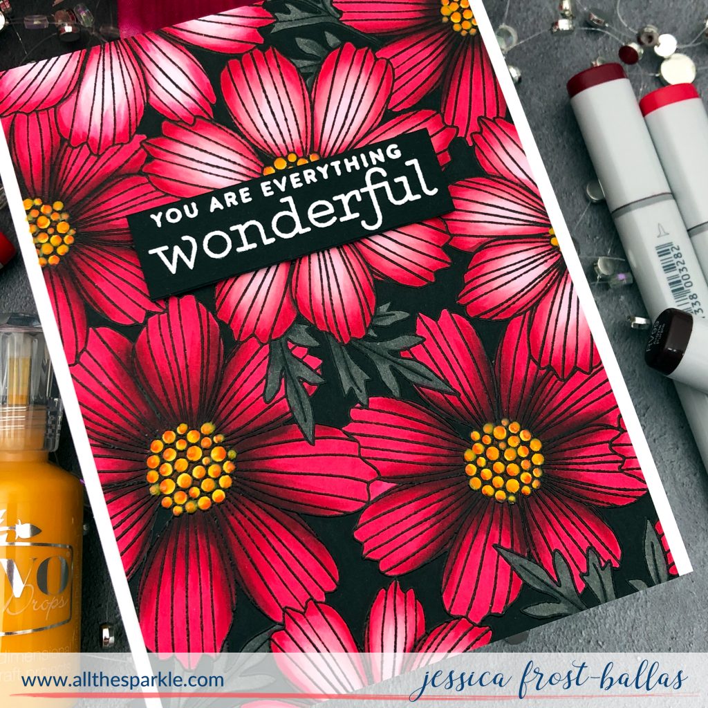 You Are Wonderful by Jessica Frost-Ballas for Simon Says Stamp
