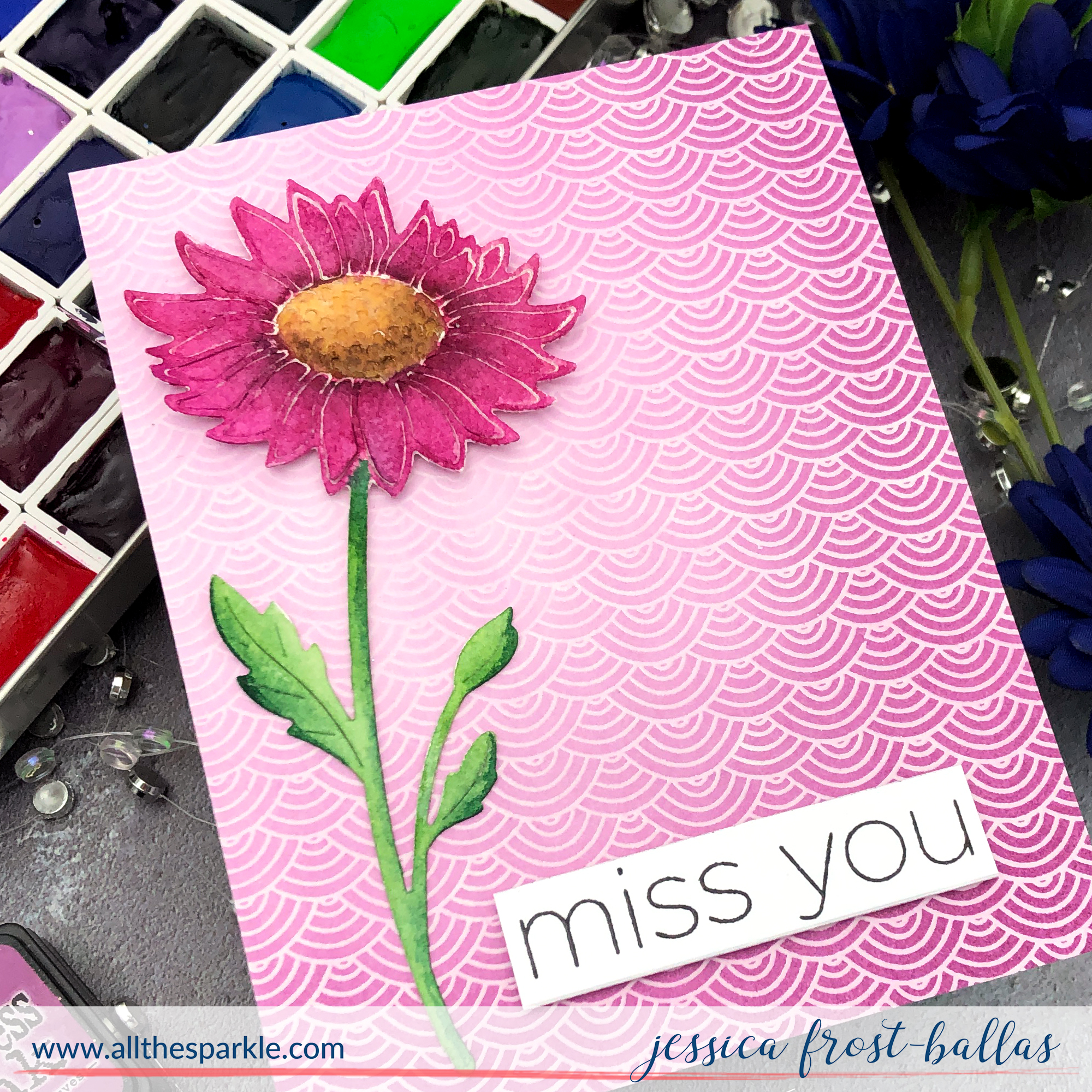 Miss You by Jessica Frost-Ballas for Simon Says Stamp